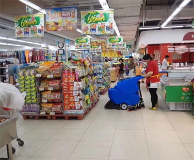 商场超市用手推式洗地机